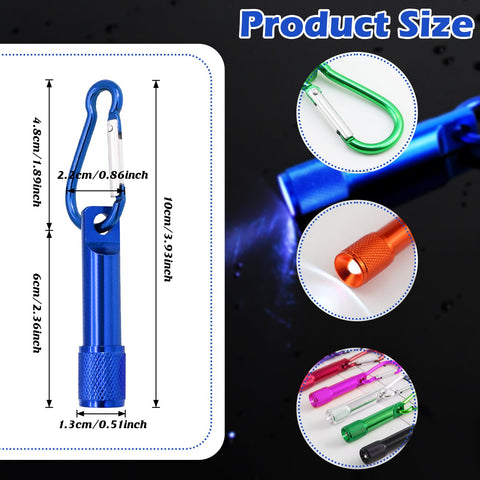 CZBRO ultra-bright LED carabiner light for night trails