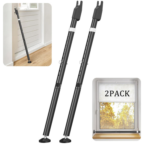 CZMIYRPY Sliding Door Security Bar adjustable length for flexible fit.