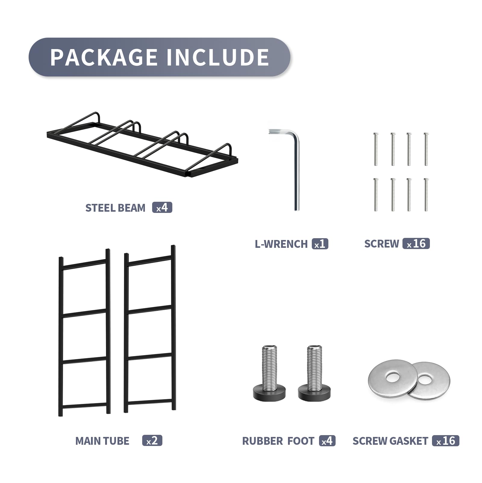 CZMY easy-assembly rack with adjustable height supports quick setup.