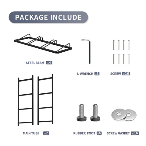 CZMY easy-assembly rack with adjustable height supports quick setup.