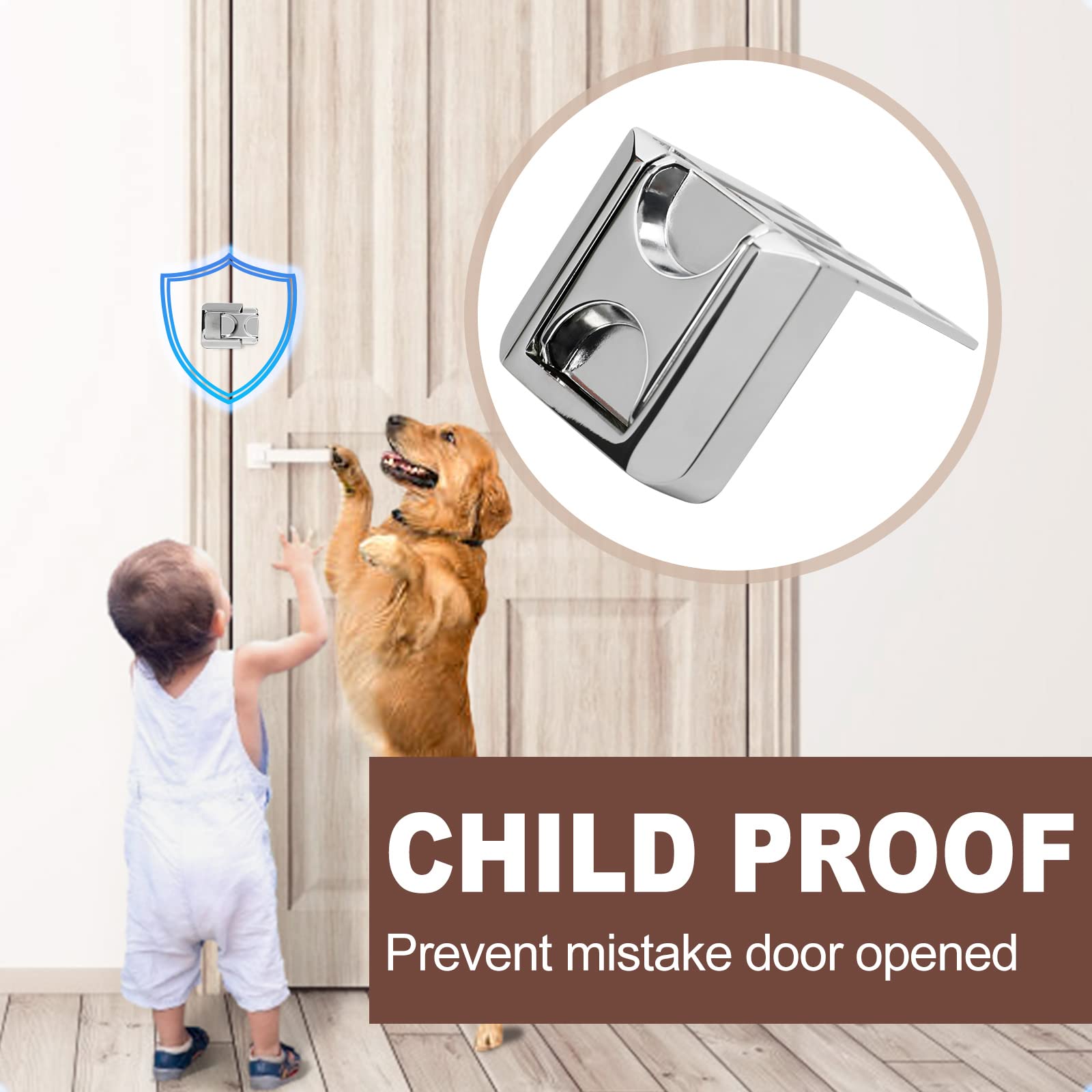 CZU easy-installation door lock with screws and quick setup.