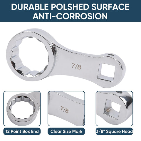 CZXCTK 7/16in drive torque adapter closeup helps precise torque in tight spaces.