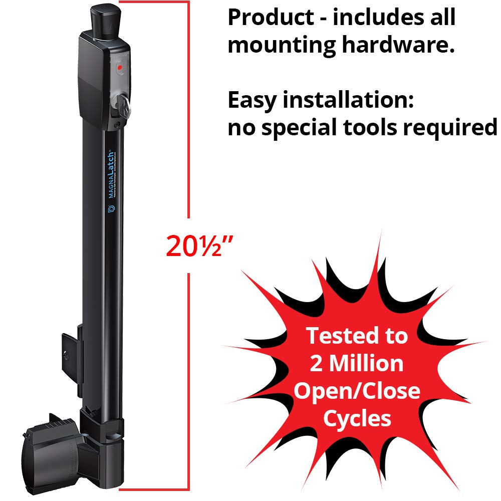 D&D MagnaLatch adjustable installation markers simplify alignment and ground shift compensation.
