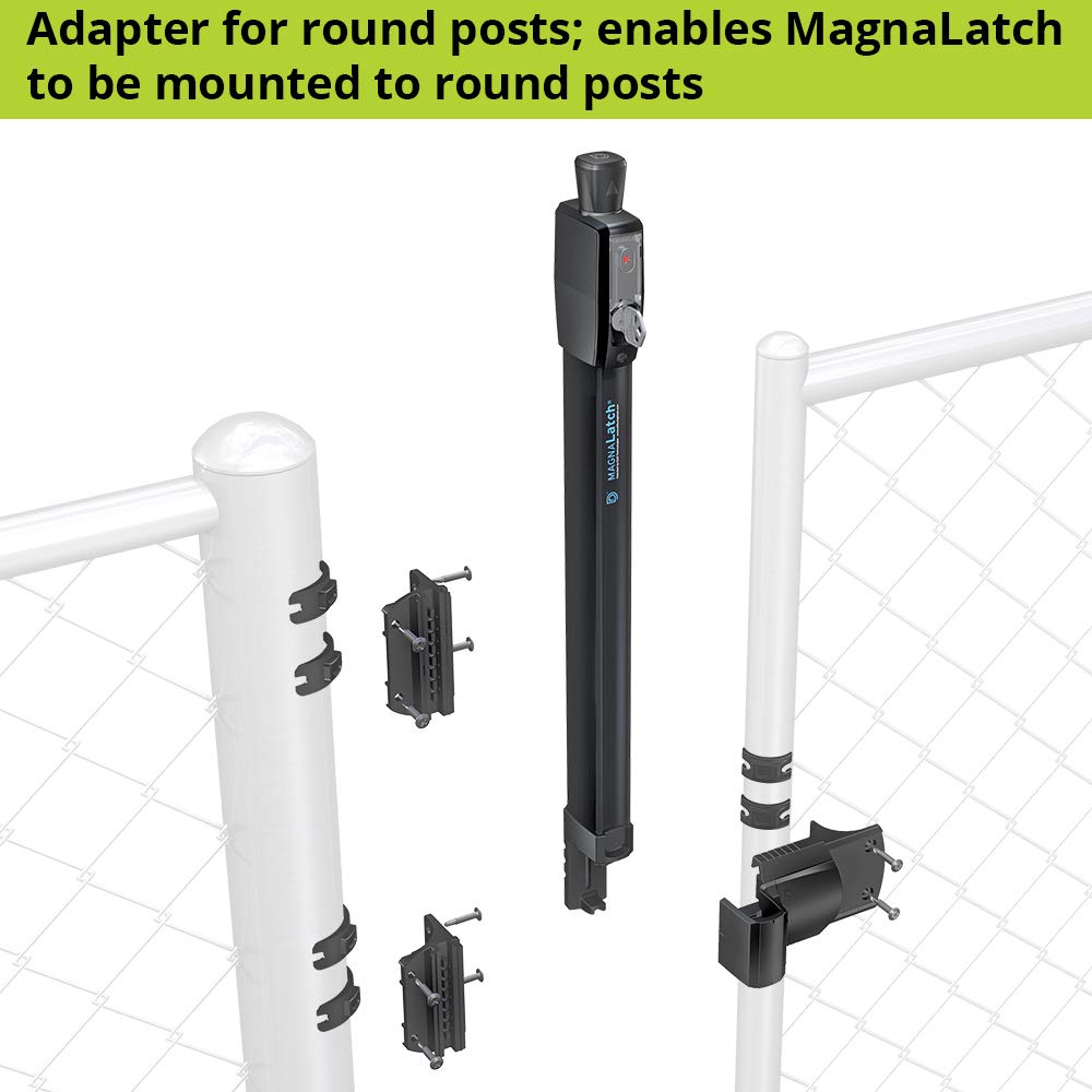 D&D MagnaLatch 6-pin lock indicator shows locked status at a glance.