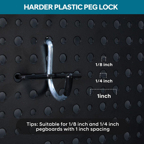 Daanxw pegboard baskets offer sturdy holding for loose items.