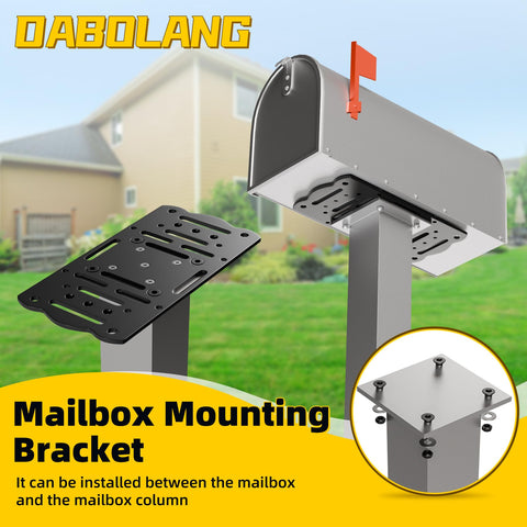Dabolang mailbox mounting bracket easy-install design speeds setup.