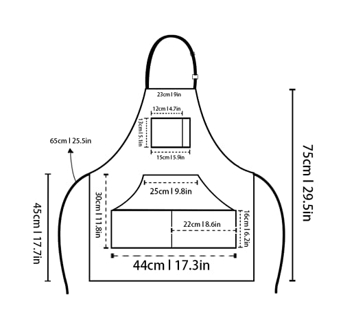 Dadidyc denim jean tool apron adjustable strap ensures comfortable secure fit
