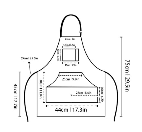 Dadidyc denim jean tool apron adjustable strap ensures comfortable secure fit