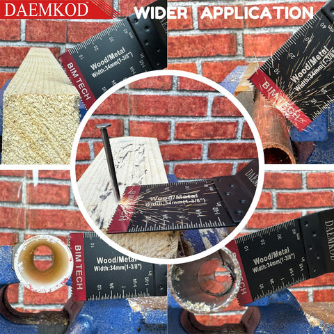 DAEMKOD blade with bend-design handle for reduced impact