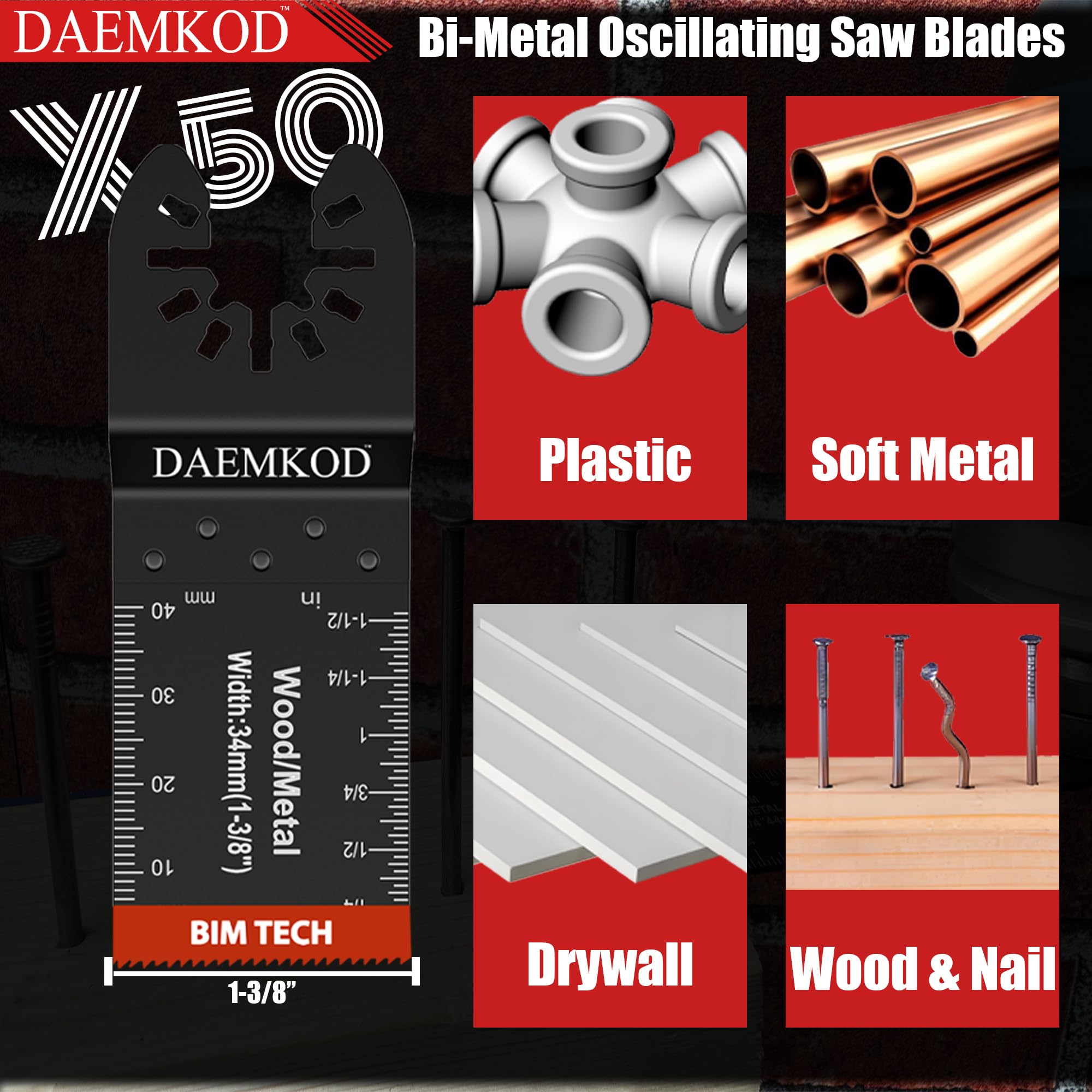 Bi-metal blade coating from DAEMKOD reducing oxidation for longer life