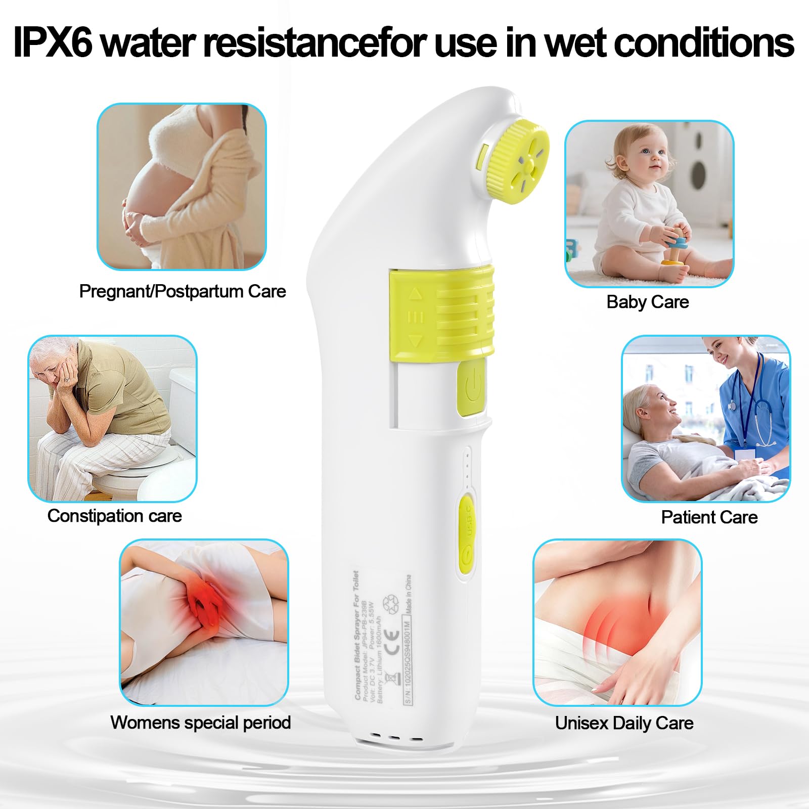 DAEX 70-minute usage capability for extended hygiene sessions.