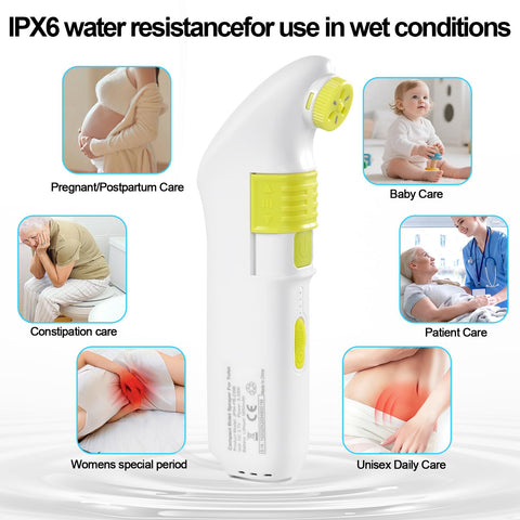 DAEX 70-minute usage capability for extended hygiene sessions.