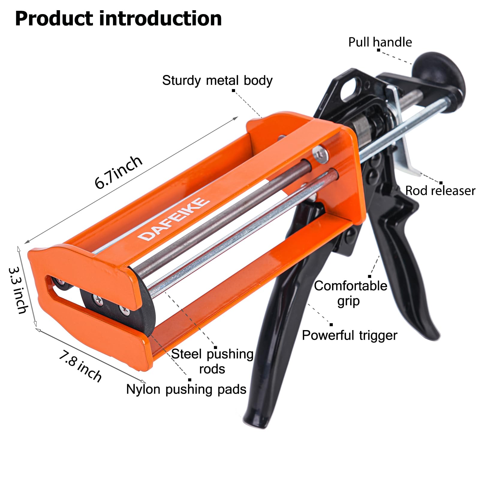 DAFEIKE smooth dispensing trigger enables controlled, comfortable use