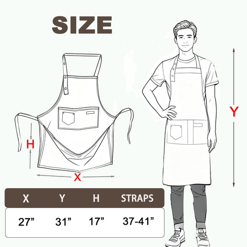 DAFENCHI apron suited for workshop carpentry and DIY projects