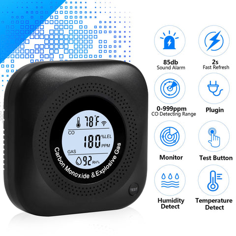 Daffypop portable CO detector ideal for travel and RV safety checks.