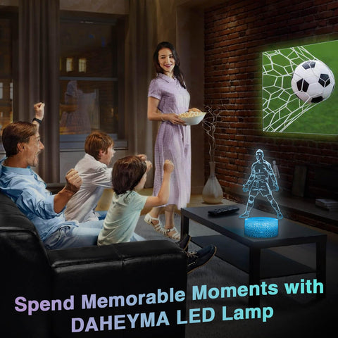 DAHEYMA touch-sensitive base and stable LED for eye-friendly illumination.