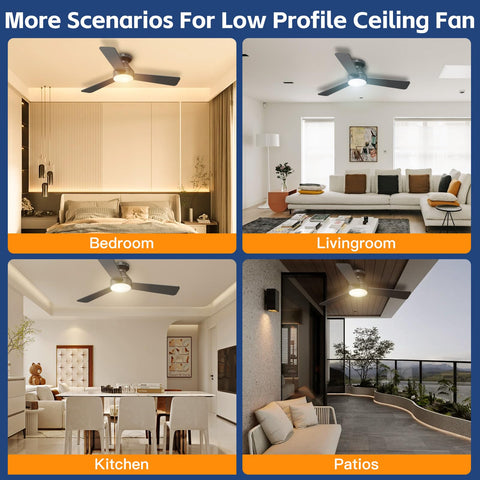 DAHUICFL forward/reverse airflow for all-season comfort and air circulation