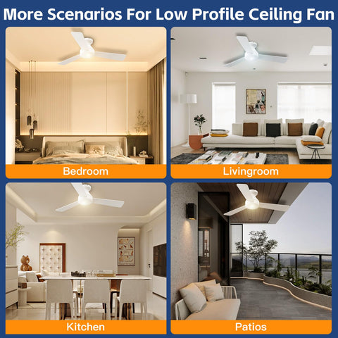 DAHUICFL in-room setting illustrates broad airflow coverage