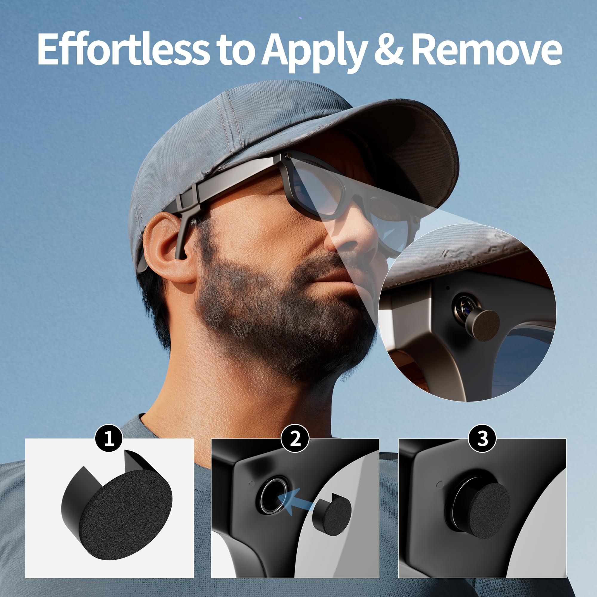 DAIERTEK light cover adhesive is gentle and residue-free for easy reapplication.