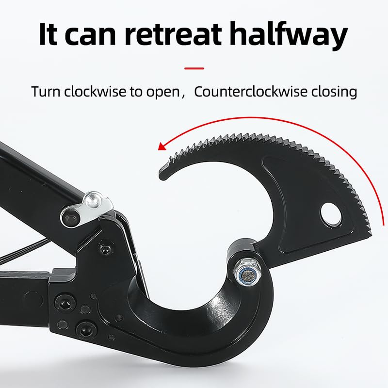 DAJATOOLS ratchet cable cutter in a home workshop setting for versatile use