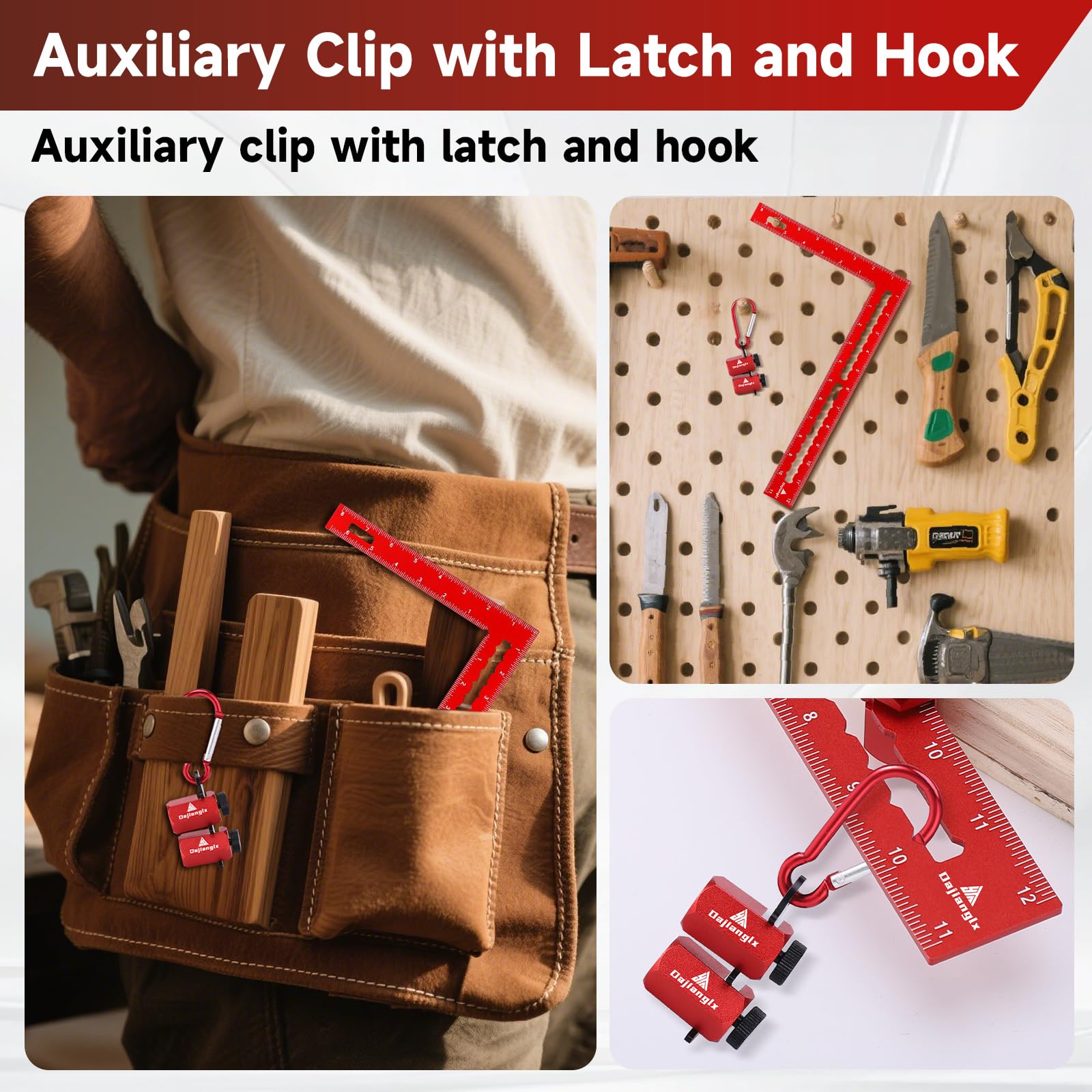 Dajianglx loss-proof bracket and carabiner prevent misplacement.