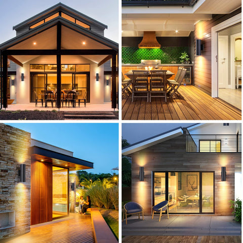 DAKAFUL matte black finish adds modern curb appeal to exteriors