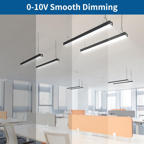Dakason 4ft LED linear light supports continuous runs for larger installations.