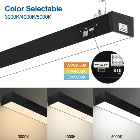 Dakason 8ft LED linear light frosted lens close-up highlighting durability and build
