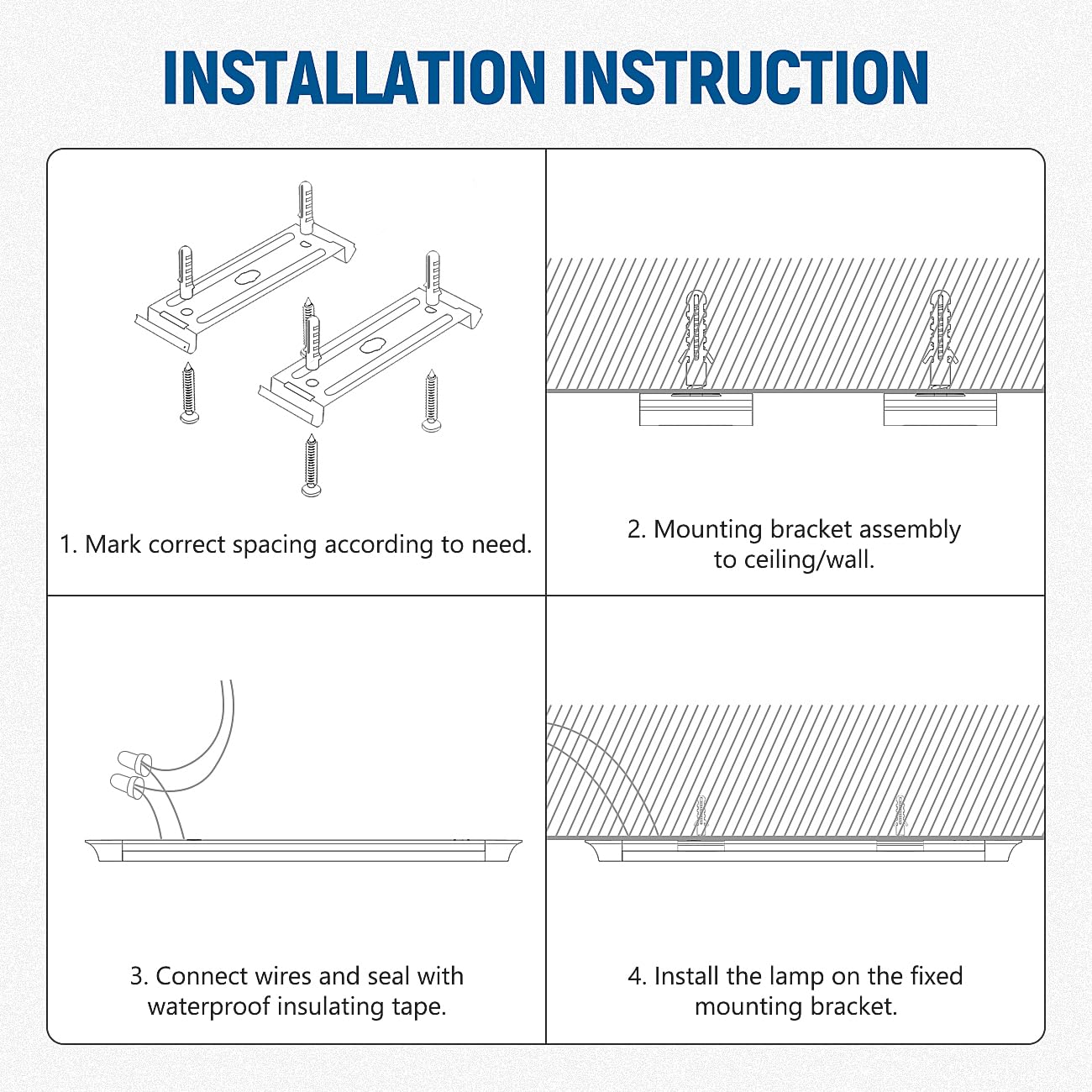 DAKASON easy hardwired installation for quick, secure mounting.