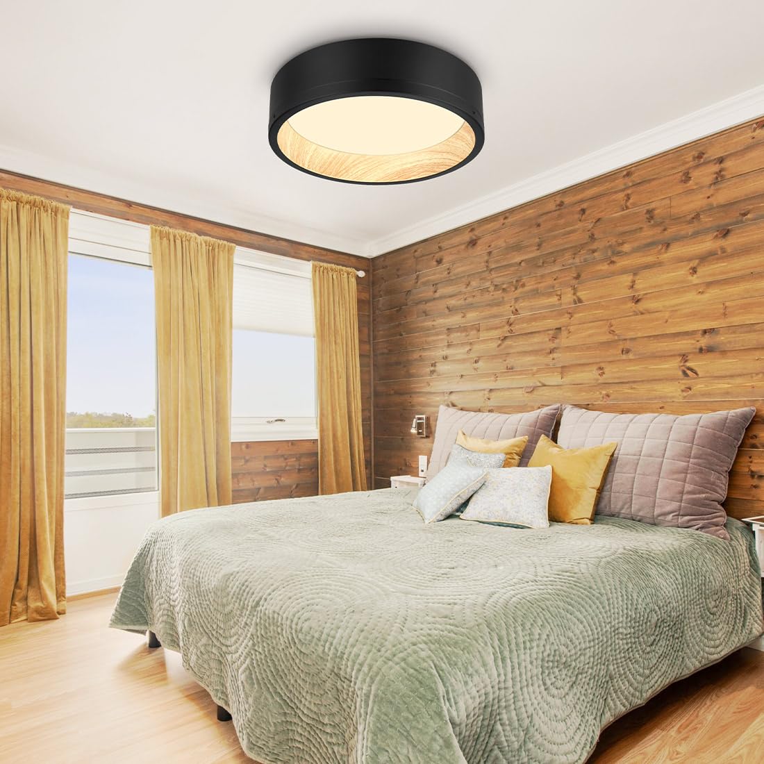 DAKASON easy-install ceiling light with included hardware for quick setup