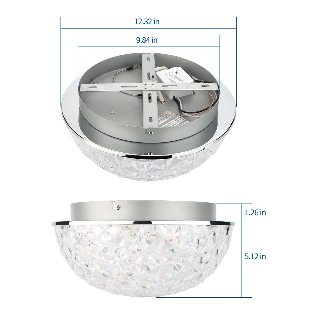 DAKASON 3-year warranty for reliable ceiling light