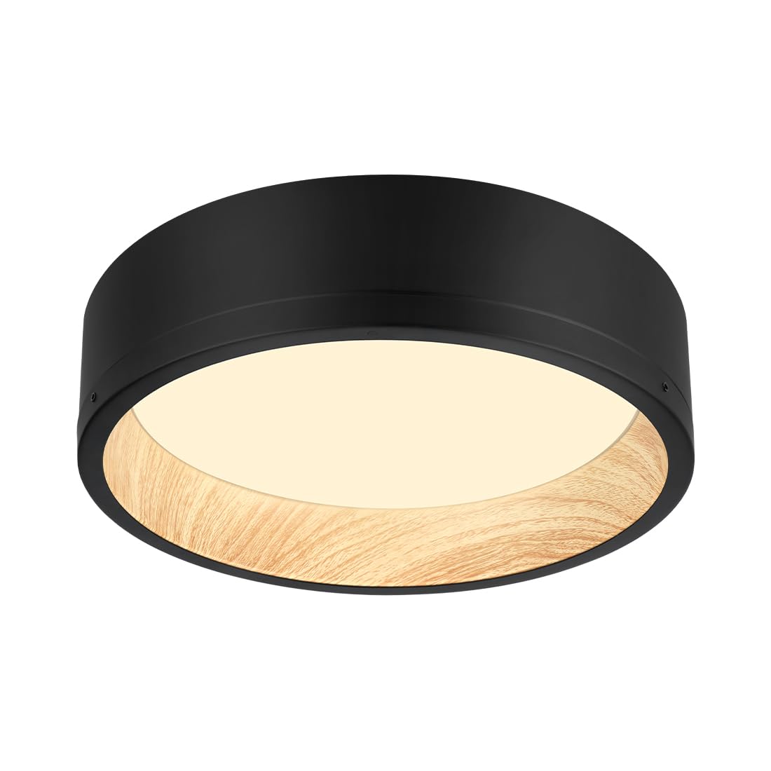 DAKASON LED flush-mount ceiling light 12.5-inch diameter for modern spaces