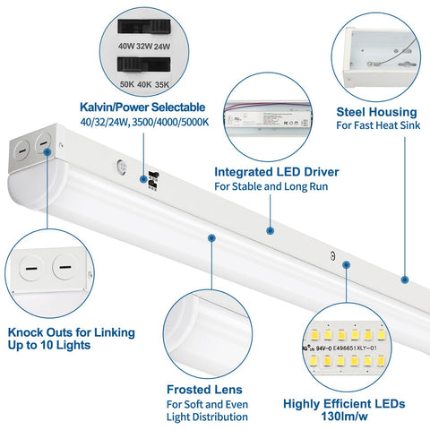 Durable metal housing ensures lasting performance in tough workspaces.