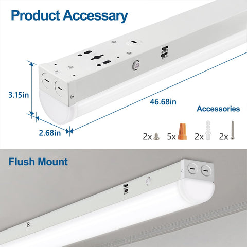 UL-listed fixture with 50,000-hour lifespan lowers maintenance needs.
