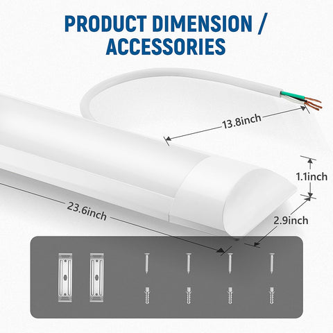 DAKASON lights suit garage, laundry, kitchen, and workshop for clear visibility.