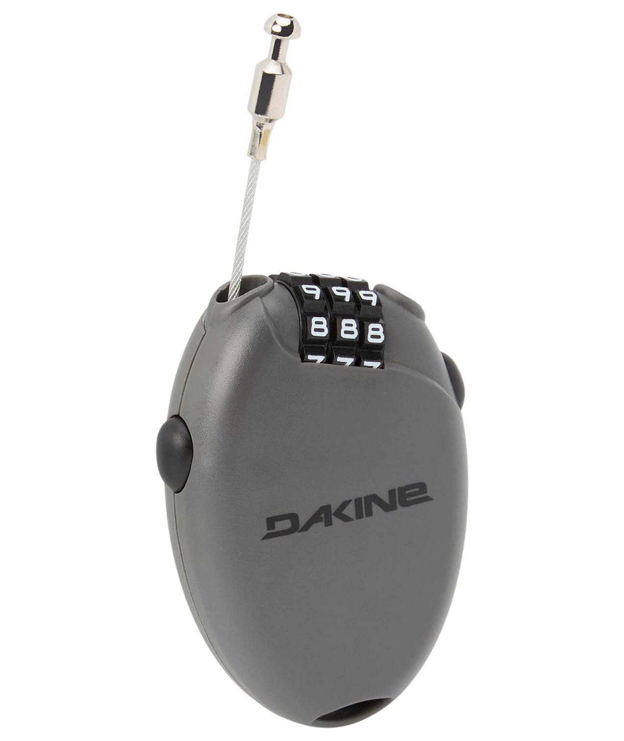 Dakine Micro Lock Castlerock with retractable 30-inch cable for secure bags and gear.