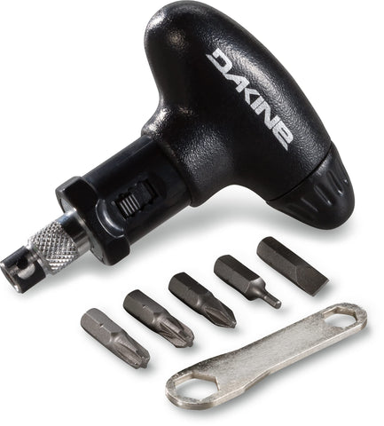 Dakine Torque Driver multi-tool in action for on-the-go repairs.