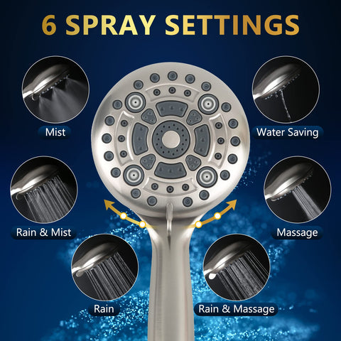 DAKINGS high-pressure technology enhances flow for a spa-like feel at home.