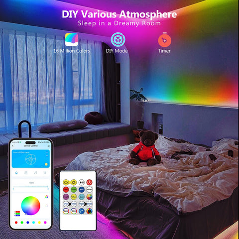Dalattin app-control-view shows smartphone-driven lighting customization