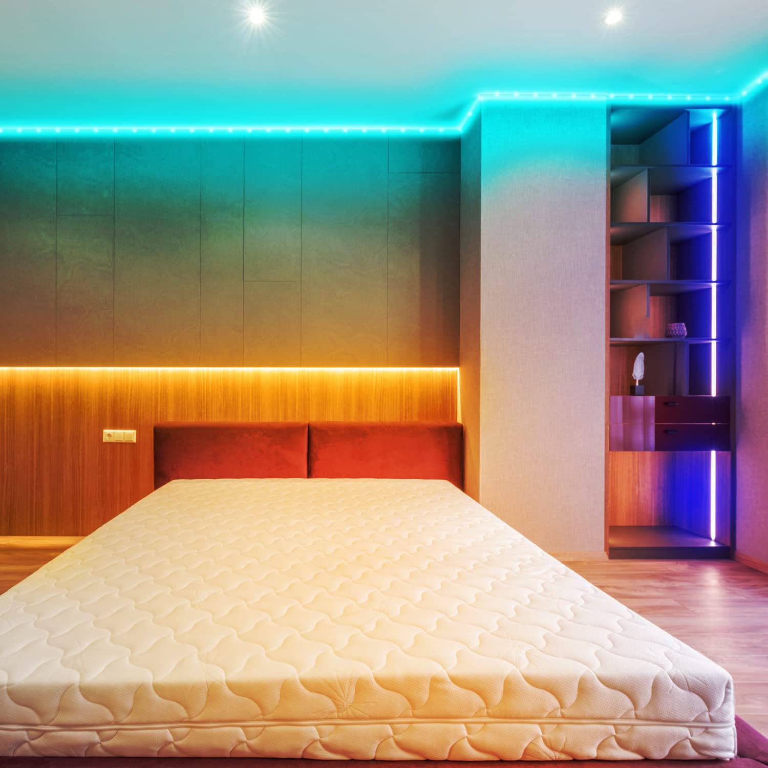 Dalattin cuttable linkable lights fit various spaces with simple cuts.