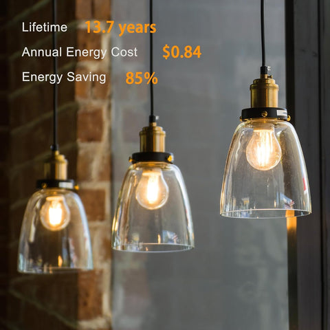 Dalattin E26 base fits chandeliers, pendants, and fixtures.