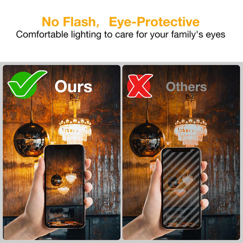 Compact 15.5mm length fits tight chandelier fixtures.