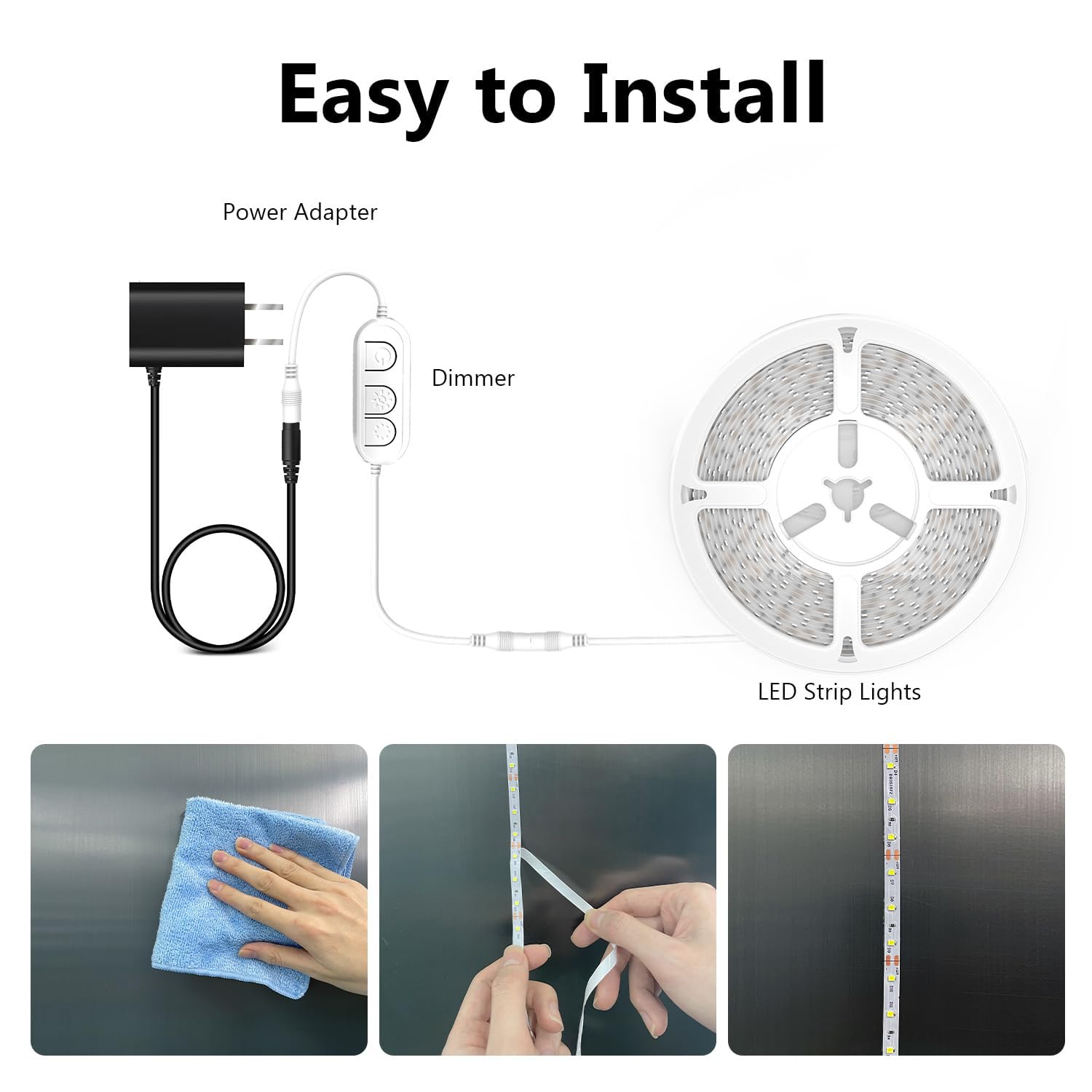 Dalattin 24V safety LED strip minimizes heat for touch-safe use.