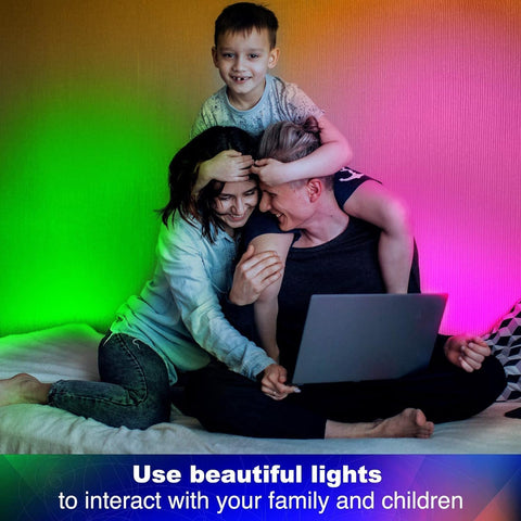 Dalattin LED strip easy installation on clean surfaces with strong adhesive.