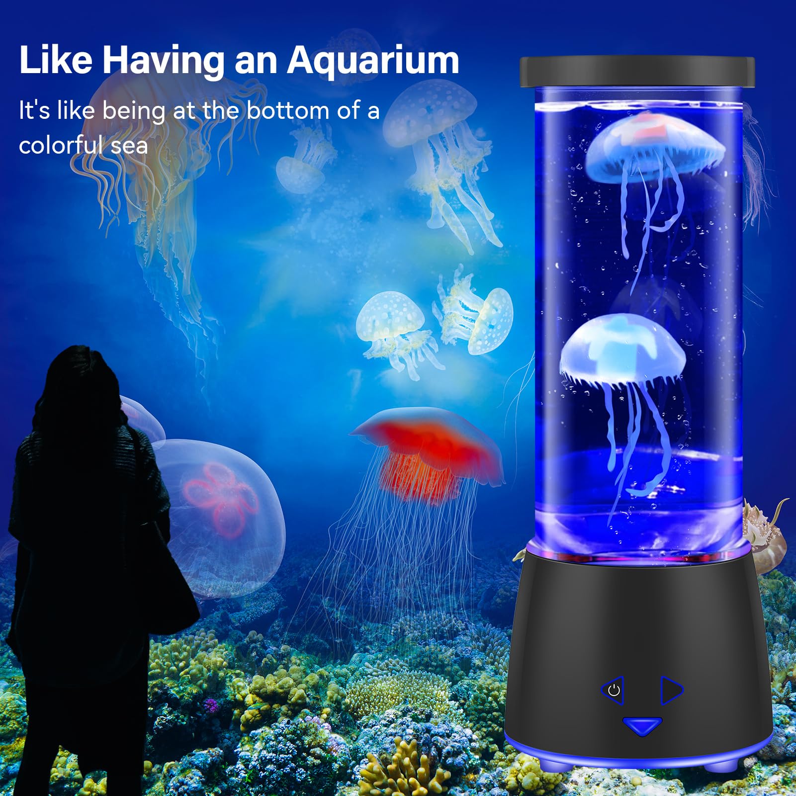 Dalavalampa home decor lamp with aquarium vibes.