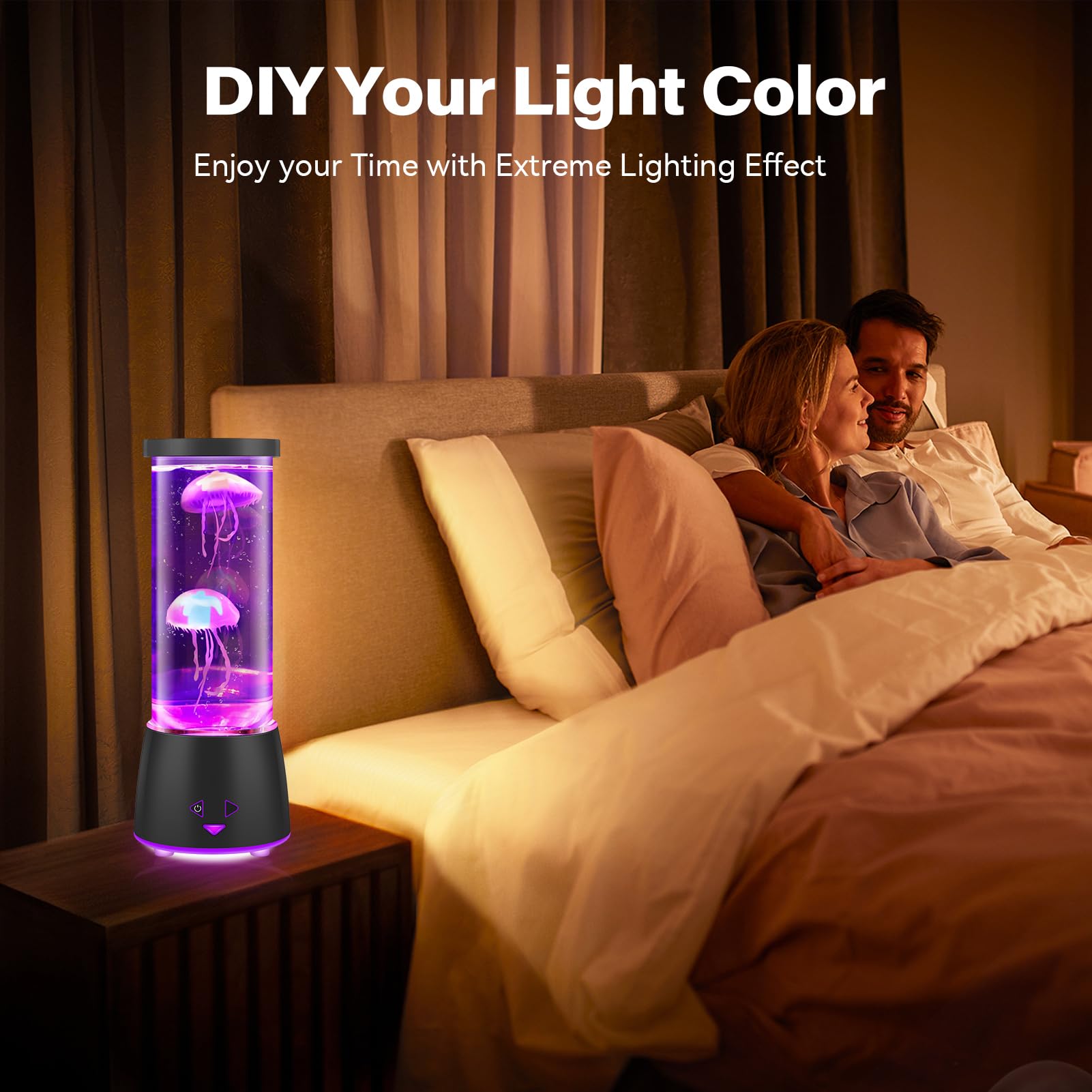 Dalavalampa party gift idea with colorful LED display.