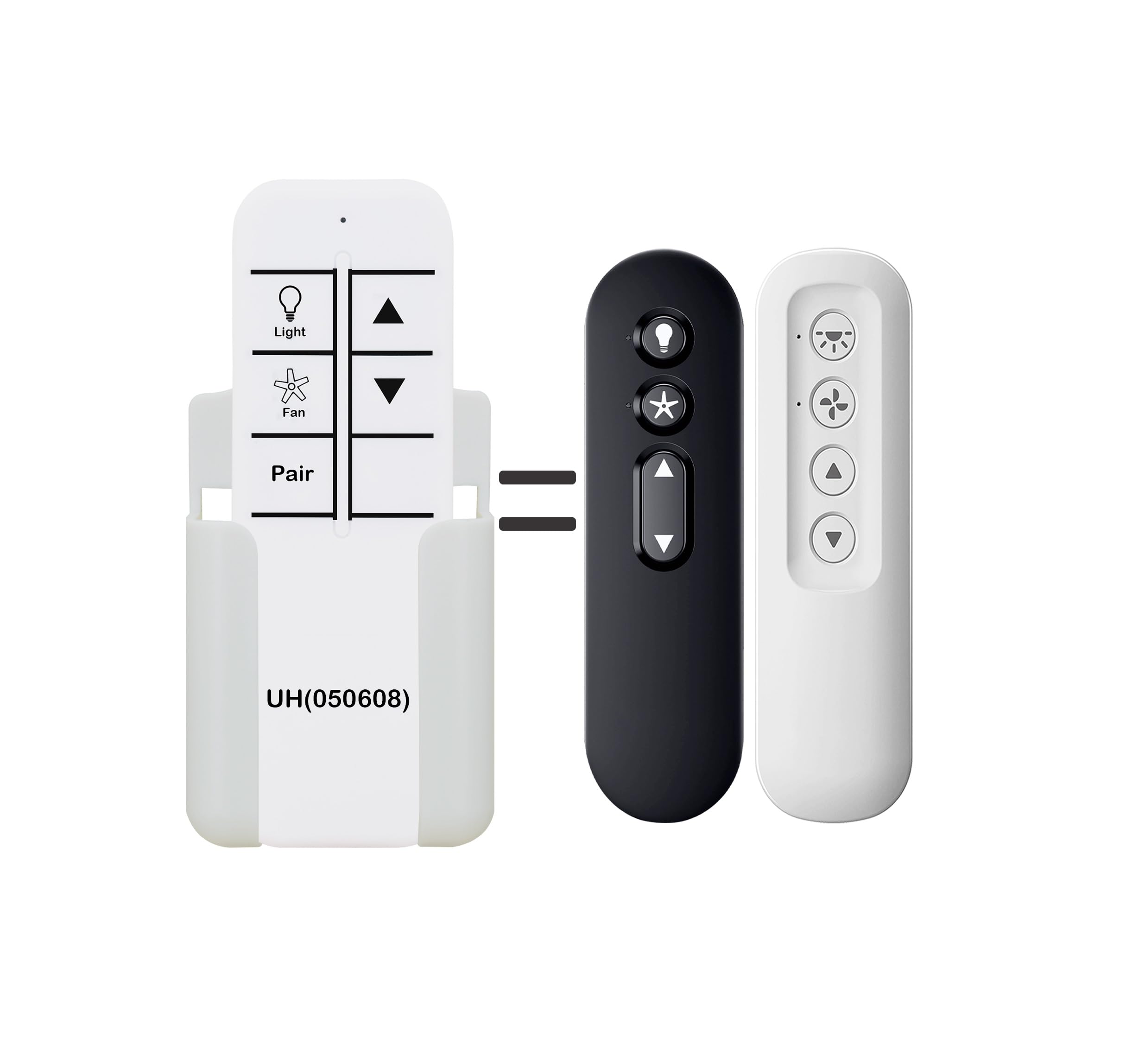 DALAZHAER Hunter remote front view for easy control and quick pairing.