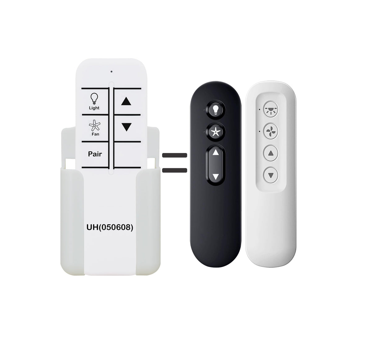 DALAZHAER Hunter remote front view for easy control and quick pairing.