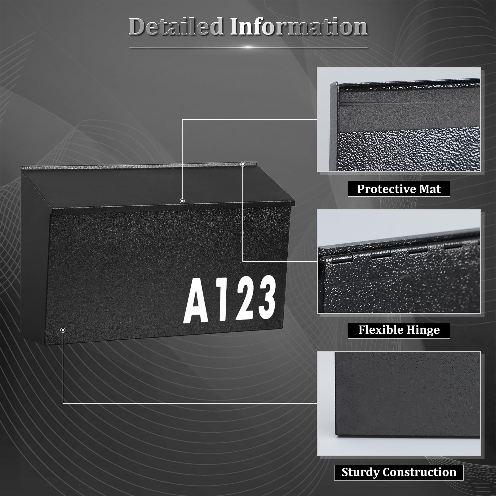 Dalmbox black gloss exterior complements modern townhouse facades