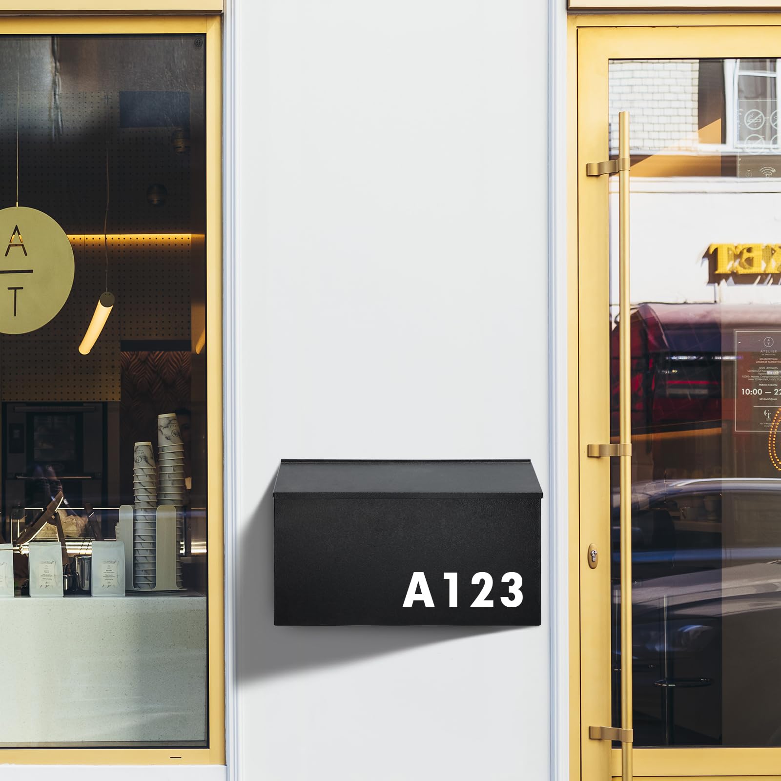 Dalmbox modern design suitable for outside walls